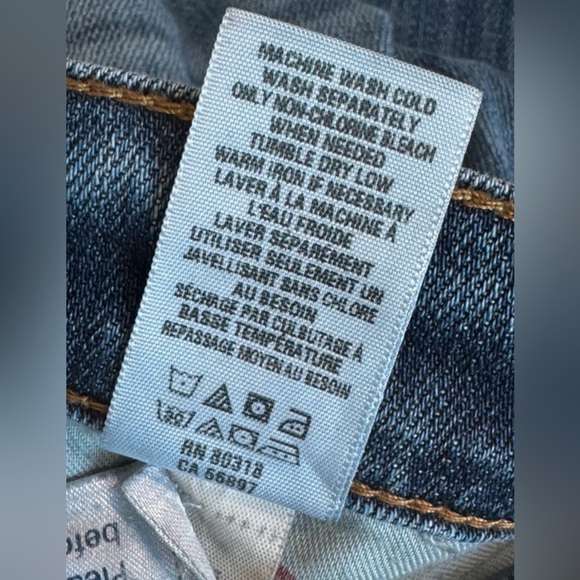 Lucky Brand Women’s Low Rise Straight Leg Jeans Size 2 Medium Wash - Picture 6 of 6